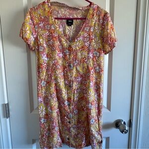Vans Floral Button-Down Dress
